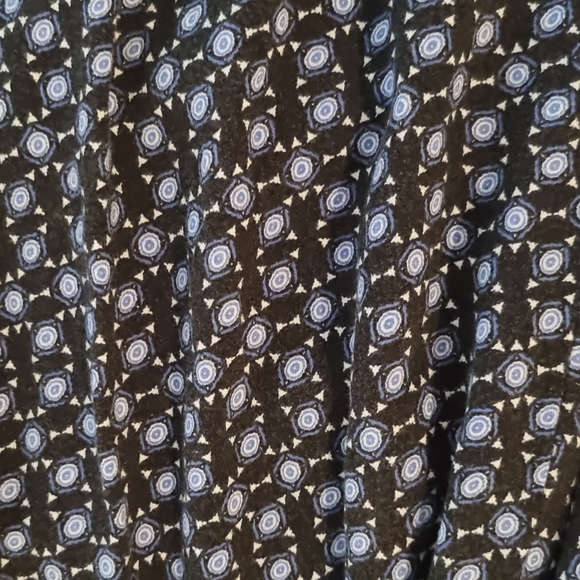 Seed heritage maxi sundress blue geometric pattern - Picture 2 of 7